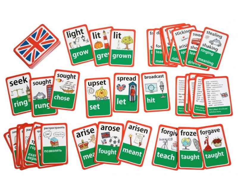 Наборы карточек для изучения английского языка детям